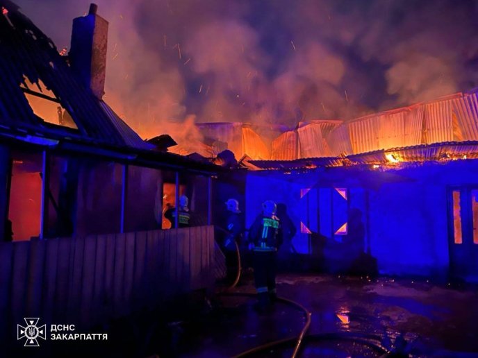 Пожежа у селі Порошково