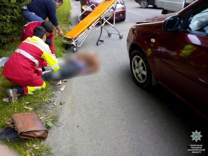 В Ужгороді сталася ДТП: є постраждалий – 01