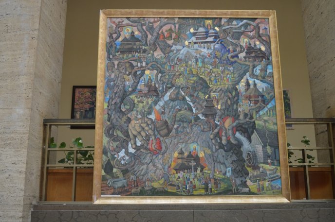 У фойє Закарпатської ОДА відкрили виставку художника Тараса Данилича – 06