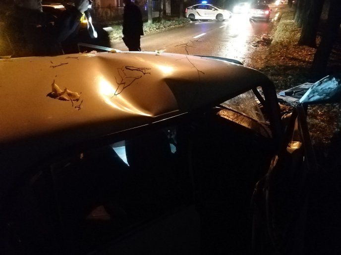 В Ужгороді сталася моторошна аварія: авто врізалось в дерево – 05