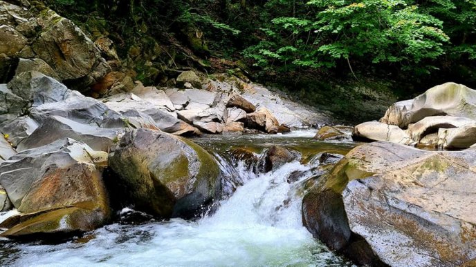 В мережі показали врaжaючі фото Блaкитної лaгуни нa Закарпатті – 09