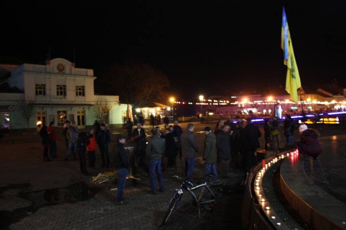 Ужгородці відзначили другу річницю Революції Гідності – 01