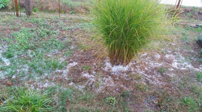 На Закарпатті випав град – 01