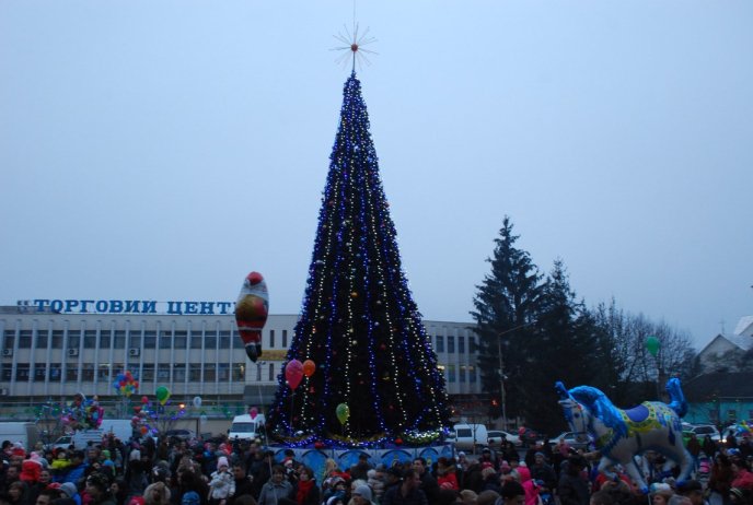 Головну новорічну ялинку району запалили в Іршаві – 09