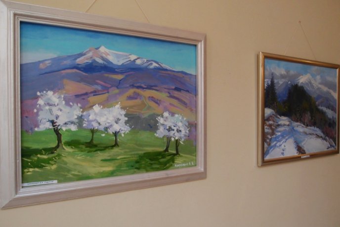 В атріумі Закарпатської ОДА художники краю представили виставку "Зима – 2017" – 09