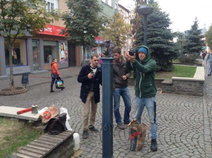 У центрі Мукачева з’явився міні-пам’ятник Ференцу Ракоці ІІ – 05