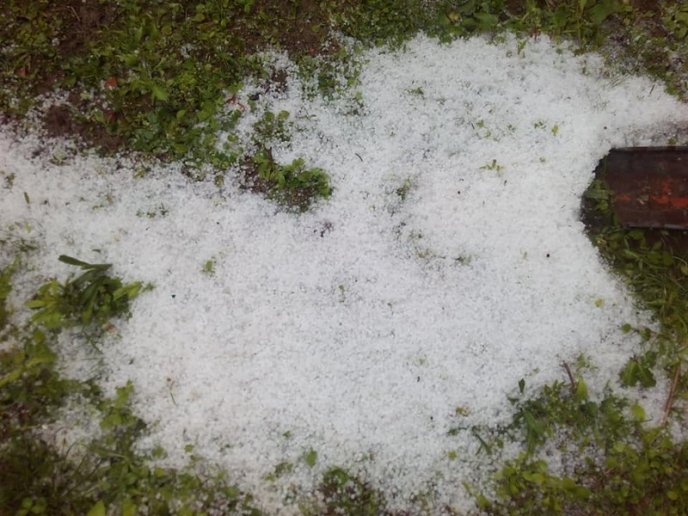 На Іршавщині сьогодні випав град – 01