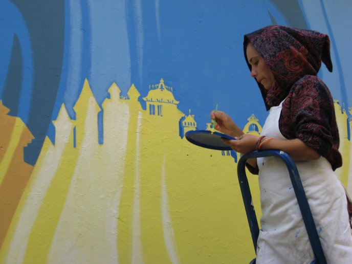 Ужгородські художники по-патріотичному розмалювали Пасаж (ФОТОФАКТ) – 09 Ужгородські художники по-патріотичному розмалювали Пасаж (ФОТОФАКТ) – 09