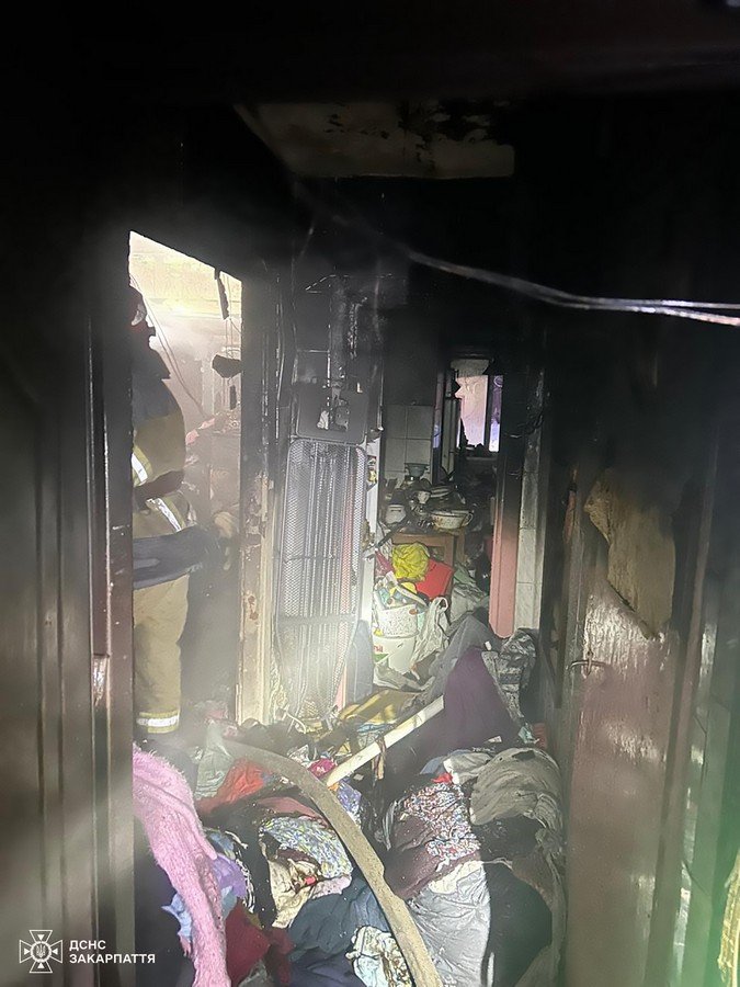 В Ужгороді горіла квартира