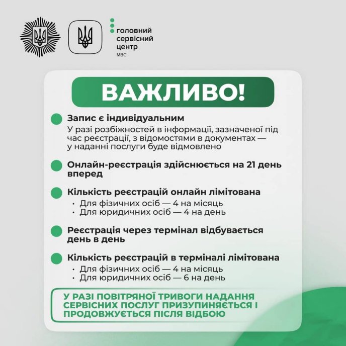 Тепер буде кожного дня з 6:00: для тих, хто має автомобіль, вводять зміни – 01 Правила електронного запису для водіїв