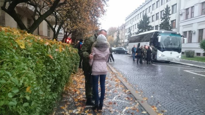 З Ужгорода закарпатські поліцейські урочисто вирушили у зону АТО – 03