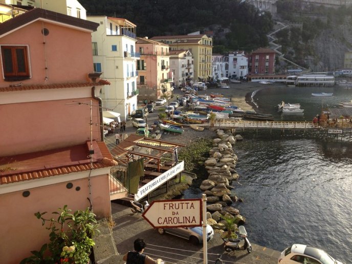 Один з не багатьох пляжів Сорренто