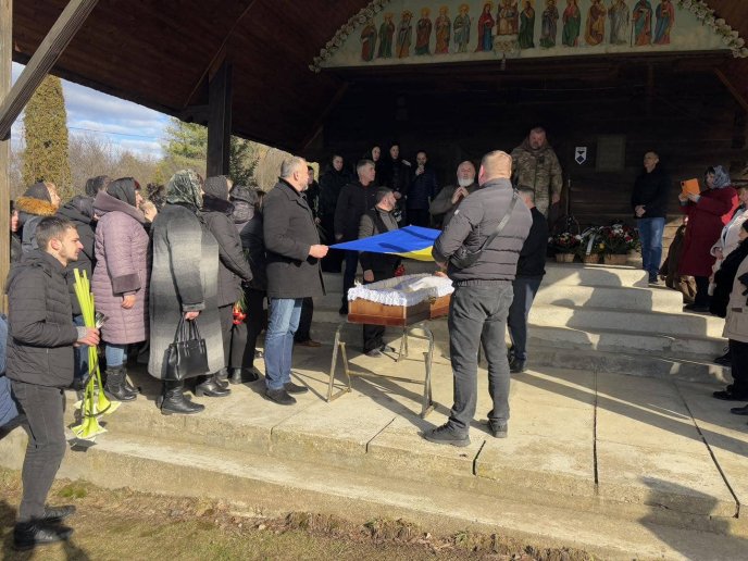 У селі Вільховиця Чинадіївської громади поховали загиблого на війні Героя – 06