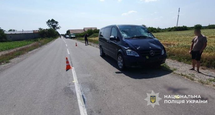 В області сталась аварія. Є постраждалі – 01 Аварія поблизу Виноградова