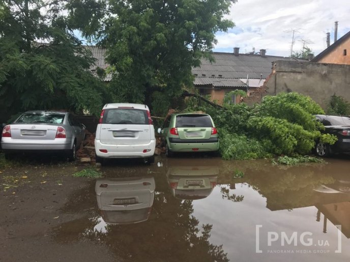 На парковці позаду мукачівської ратуші стіна розтрощила п’ять автівок – 09 На парковці позаду мукачівської ратуші стіна розтрощила п’ять автівок – 09