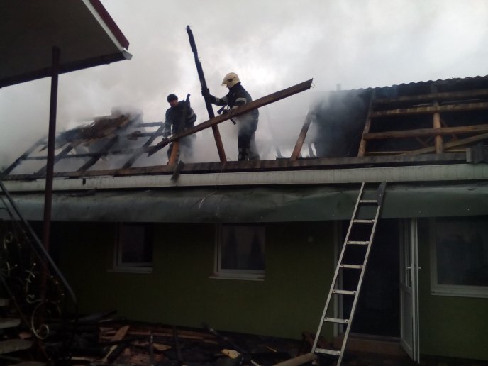 У Перечині горіла котельня житлового будинку – 03