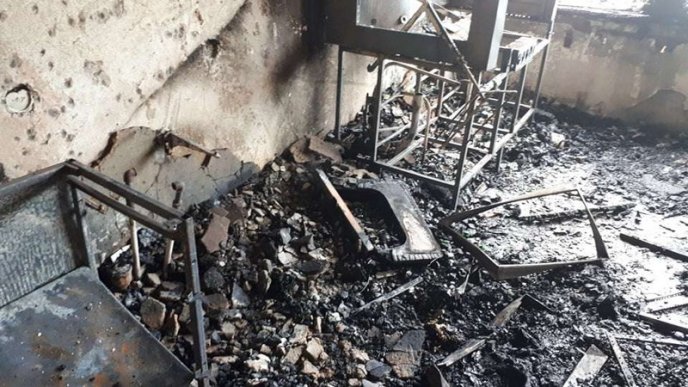 В Ужгороді горіла лікарня – 11