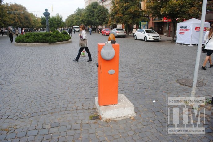 При в’їзді на центральну площу Мукачева відламали шлагбаум (ФОТО) – 02