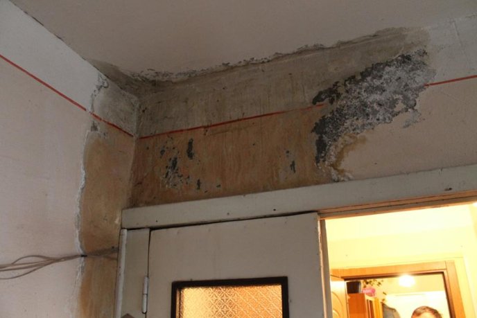 Мешканці мукачівської багатоповерхівки по вулиці Гойди кожну зливу зустрічають з тазиками та відрами (ФОТО)  – 11