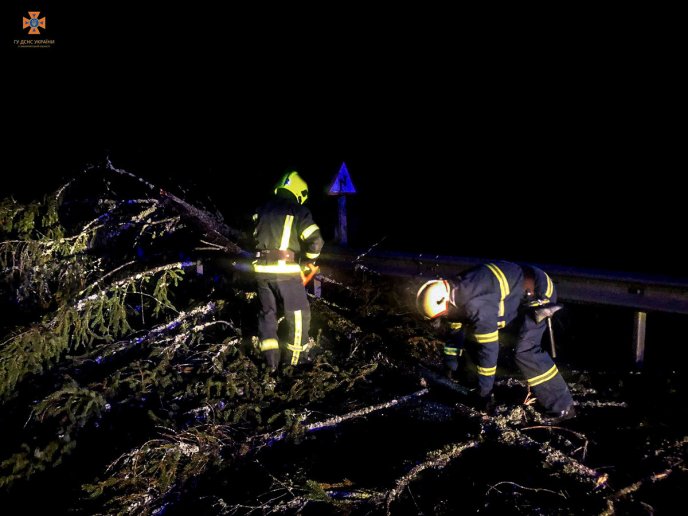Рятувальники показали наслідки негоди, яка вирувала 27 жовтня на Закарпатті – 04