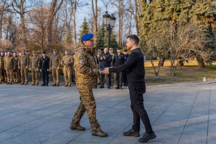 Підрозділ отримав відзнаку від президента / фото: 26-й Закарпатський полк НГУ