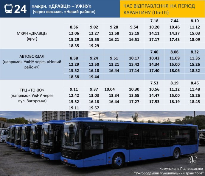 В Ужгороді починають їздити маршрутки: оновлений графік руху – 04