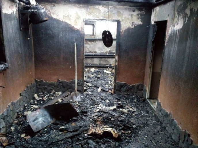 У Перечинському районі згоріла лазня – 03 У Перечинському районі згоріла лазня – 03