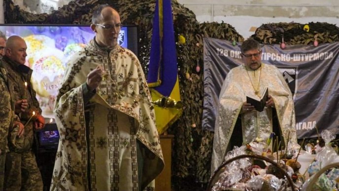 Як 128 бригада відзначала Великдень: опубліковано фото – 07