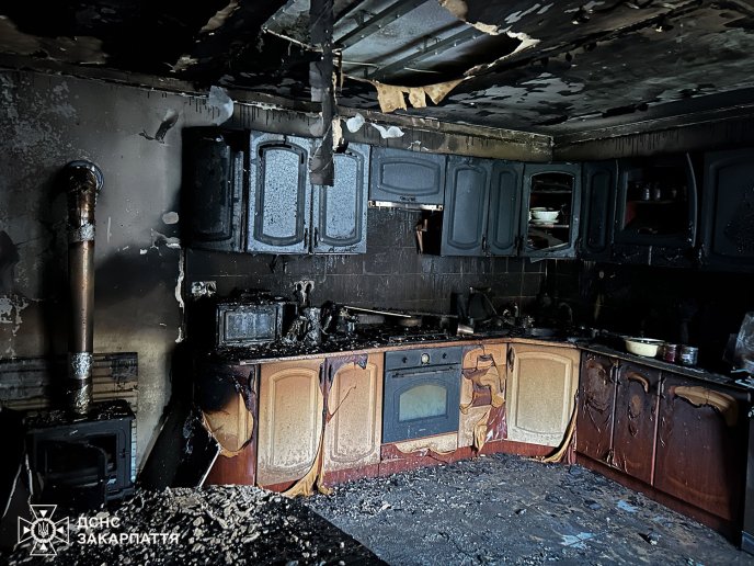 Пожежа у селі Макарьово