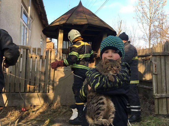 Сьогодні врятували котика, який впав у глибокий колодязь – 01 Сьогодні врятували котика, який впав у глибокий колодязь – 01