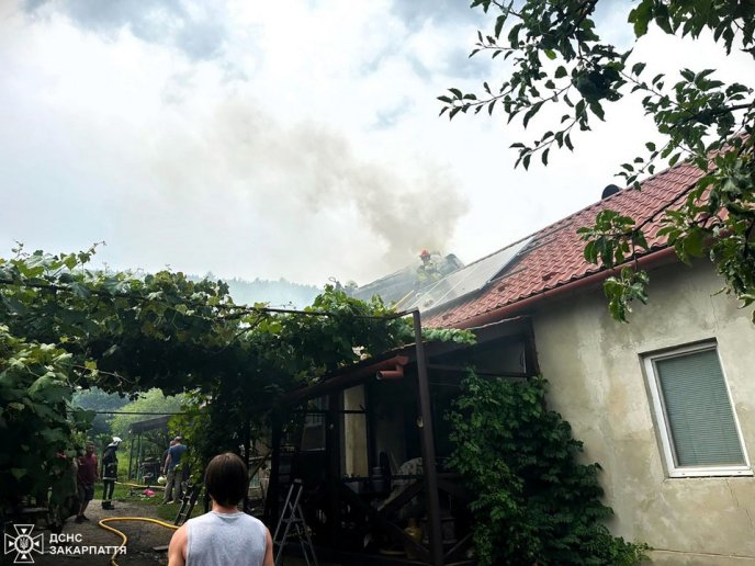 У Кольчинській громаді вчора вирувала пожежа – 02 Фото — ГУ ДСНС України в Закарпатській області