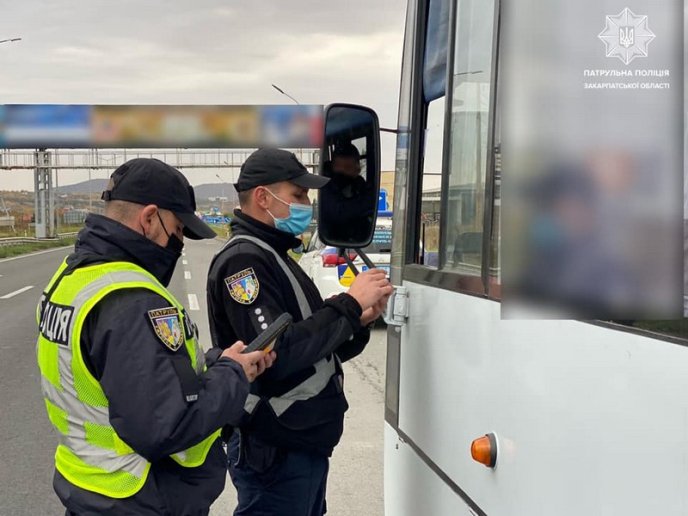 За порушення карантинних вимог в області притягнули до відповідальності 18 водіїв автобусів – 04