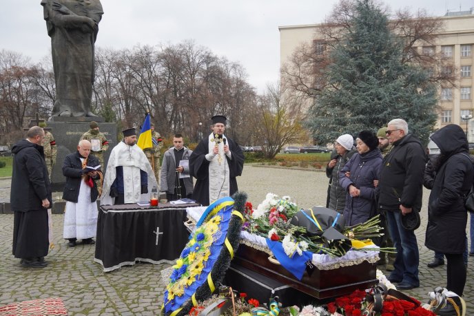 Прощання із захисником