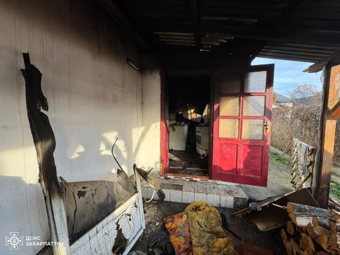 Пожежа у селищі Вилок