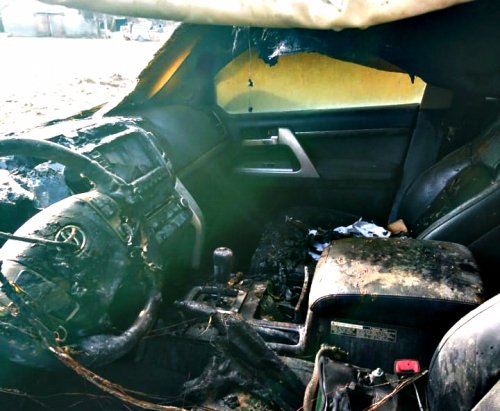 У Нижній Апші горів позашляховик "Toyota Land Cruiser" – 04 У Нижній Апші горів позашляховик "Toyota Land Cruiser" – 04