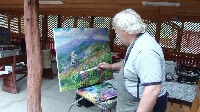 На честь 125-ої річниці Йосипа Бокшая – пленер художників  – 01