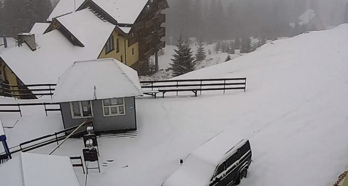 Драгобрат сьогодні замело снігом – 02