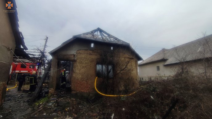 На Берегівщині чоловік виніс із палаючого будинку 78-річну жінку – 03