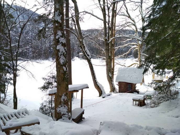 На Синевирі спорудили будиночок для героя останнього фільму Жана Рено  – 06