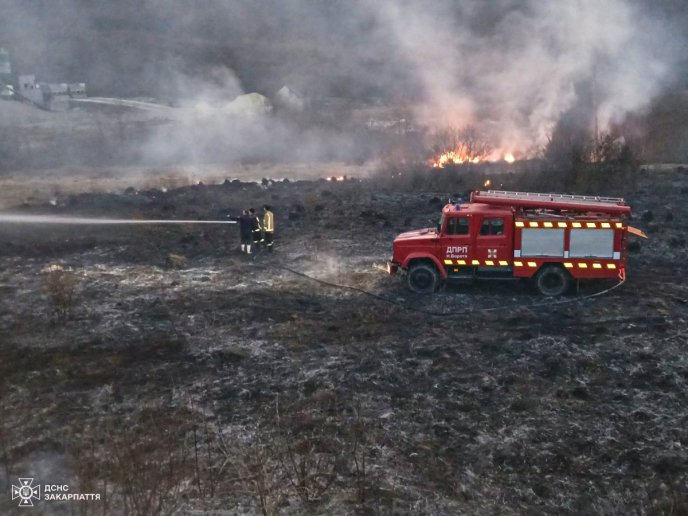 За добу на Закарпатті згоріло понад 78 гектарів землі – 04