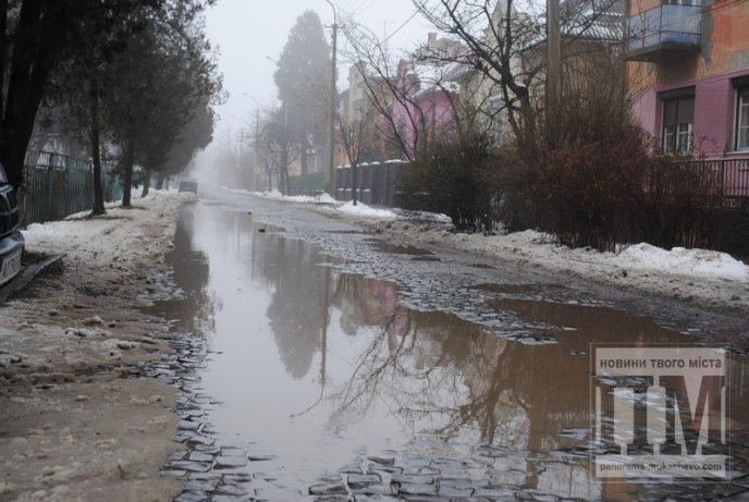 Мукачево потопає в калюжах від талого снігу (ФОТОРЕПОРТАЖ) – 04