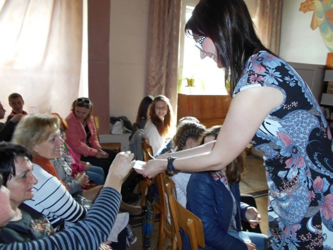 Тернопільська письменниця Ірина Мацко частувала мукачівців "Шпинатом для мізків" – 03