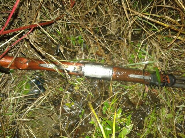 На Закарпатті під час втечі від прикордонників мисливці викидали зброю та тушки вбитих звірів – 02