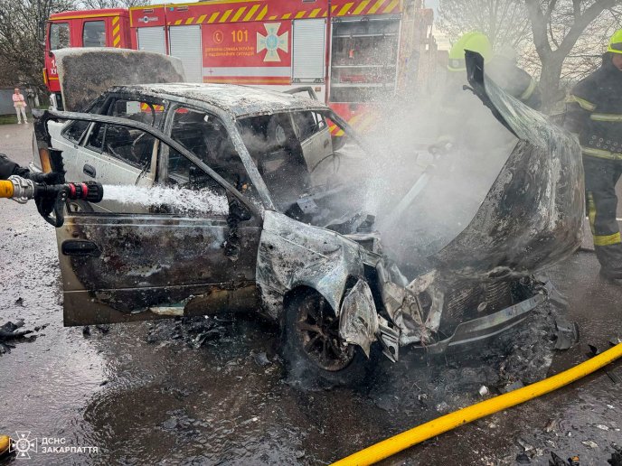 Спочатку аварія, а потім пожежа: рятувальники розповіли про ранковий випадок – 01