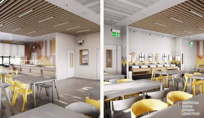 У школах Закарпаття модернізують їдальні: як вони виглядатимуть – 01