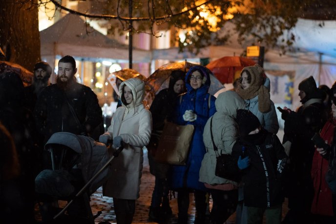 Із нагоди святкування Хануки в Ужгороді запалили менору – 02 Із нагоди святкування Хануки в Ужгороді запалили менору – 02