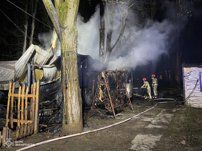 Пожежа в Ужгороді
