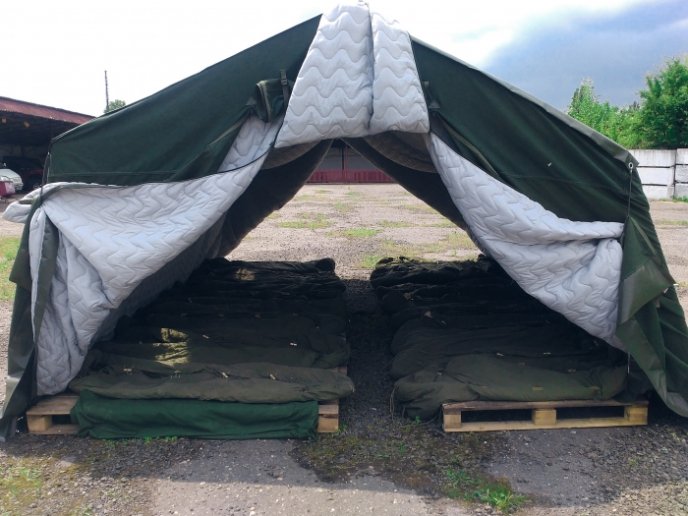 Підрозділи тероборони Закарпаття отримали нові палатки для проведення навчань – 01