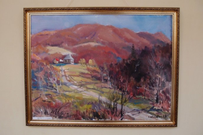 В атріумі Закарпатської ОДА художники краю представили виставку "Зима – 2017" – 04