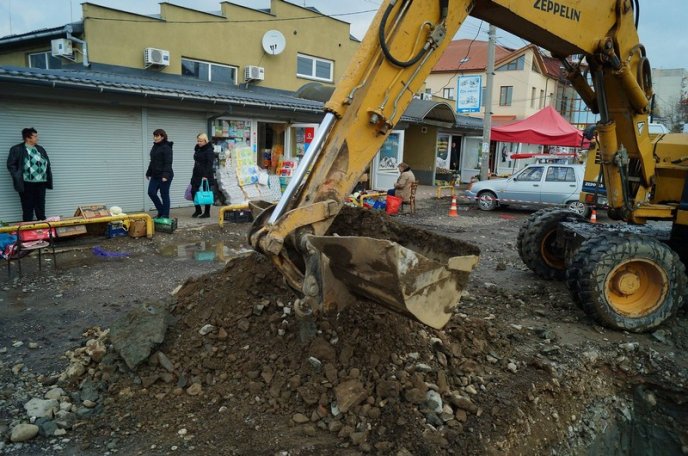 У Мукачеві триває реконструкція вулиці Зеленої – 04